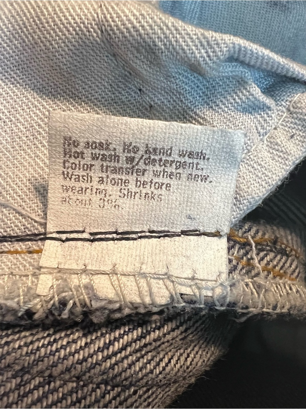 VTG 1983 Levi’s 31305 Red Tab Jeans Made In USA Paper Tag 12 Regular 25 - Picture 10 of 11